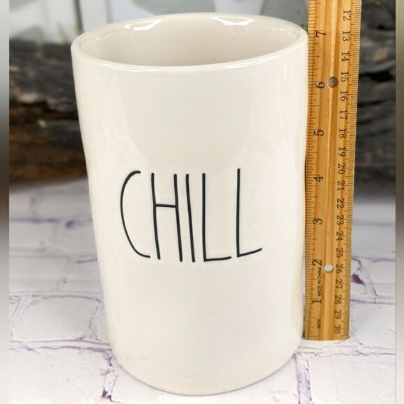 Rae Dunn CHILL Ceramic Wine Bottle Chiller - Picture 5 of 6